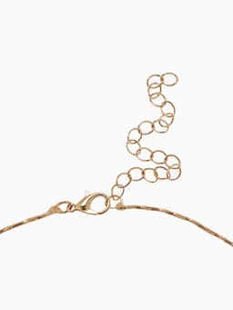 Набор 2 предмета: серьги, колье «Изумление», цветение, белый в золоте, 42 см