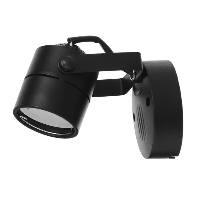 Спот «Яркий луч» 1×3 Вт GU10 черный 8×5×13 см