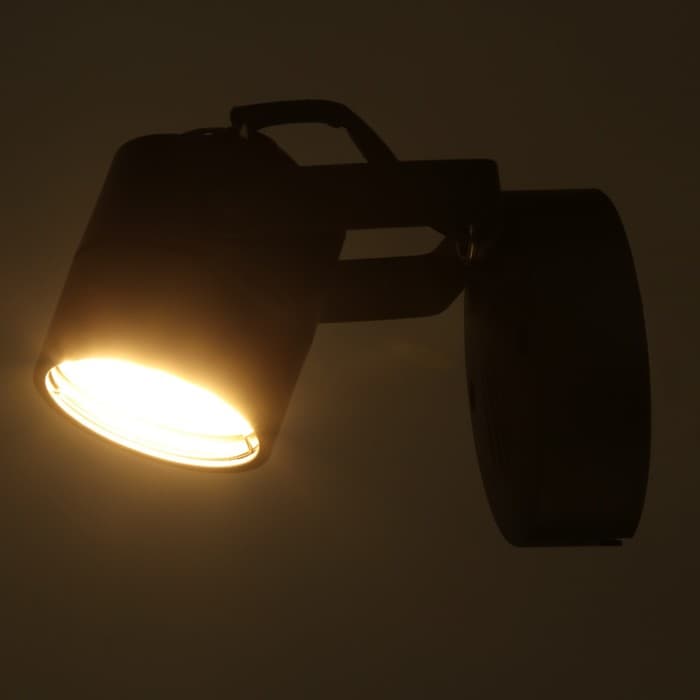 Спот «Яркий луч» 1×3 Вт GU10 черный 8×5×13 см