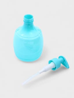 Дозатор для мыла «Волны», 450 мл, 7.8×7.8×15.5, бирюзовый