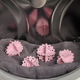 Шарики для стирки пуховиков и одеял Доляна, 4 шт., d=5 см, розовые