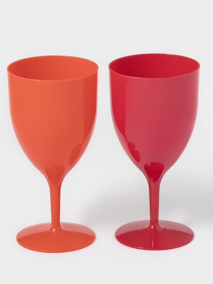 Бокал для вина «Салют», 400 мл, пластик, МИКС