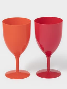 Бокал для вина «Салют», 400 мл, пластик, МИКС