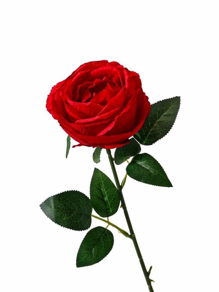 Цветы искусственные «Роза Охара», 8.5×56 см, красные