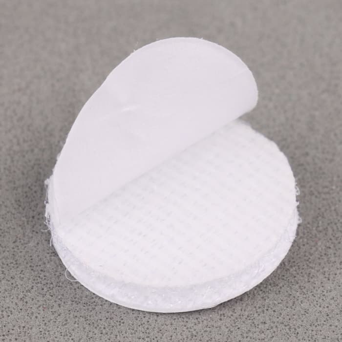 Липучка на клеевой основе «Круг», набор 55 шт., размер 1 шт.: 1.5 см