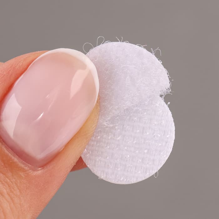 Липучка на клеевой основе «Круг», набор 55 шт., размер 1 шт.: 1.5 см