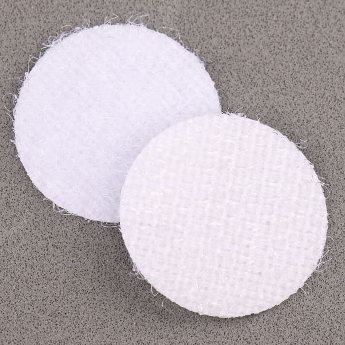 Липучка на клеевой основе «Круг», набор 30 шт., размер 1 шт.: 2 см