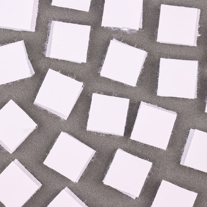 Липучка на клеевой основе «Квадрат», набор 48 шт., размер 1 шт.: 1.5×1.5 см