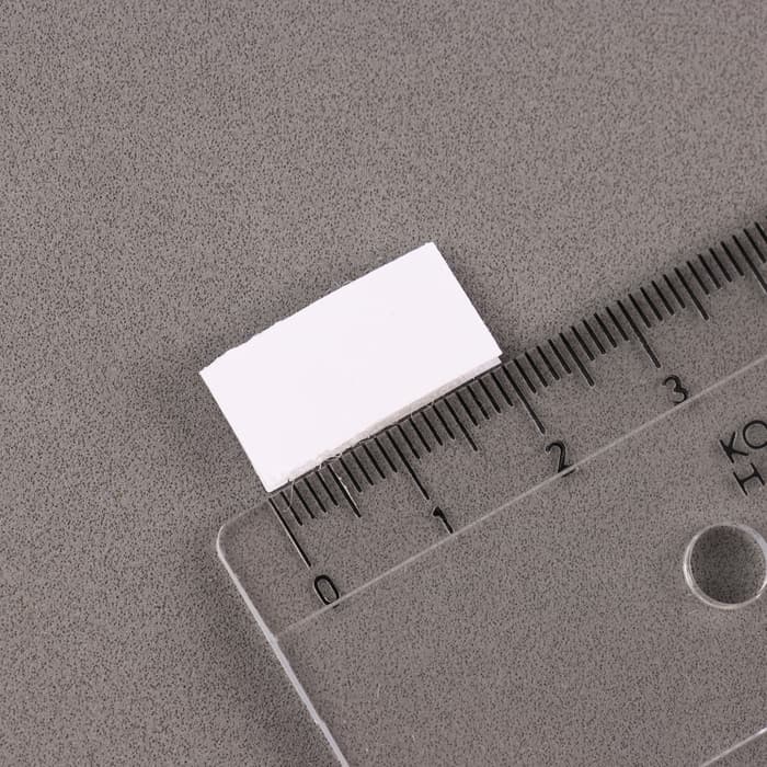 Липучка на клеевой основе «Прямоугольник», набор 30 шт., размер 1 шт.: 1×1.6 см