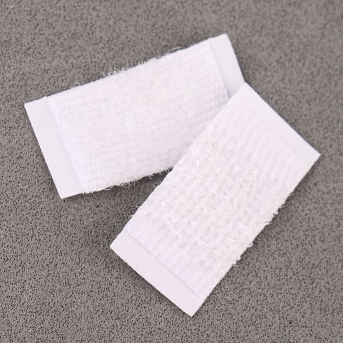 Липучка на клеевой основе «Прямоугольник», набор 30 шт., размер 1 шт.: 1×1.6 см