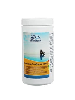 Дезинфицирующее средство «Кемохлор Т», для воды в бассейне, таблетки 200 г, 1 кг