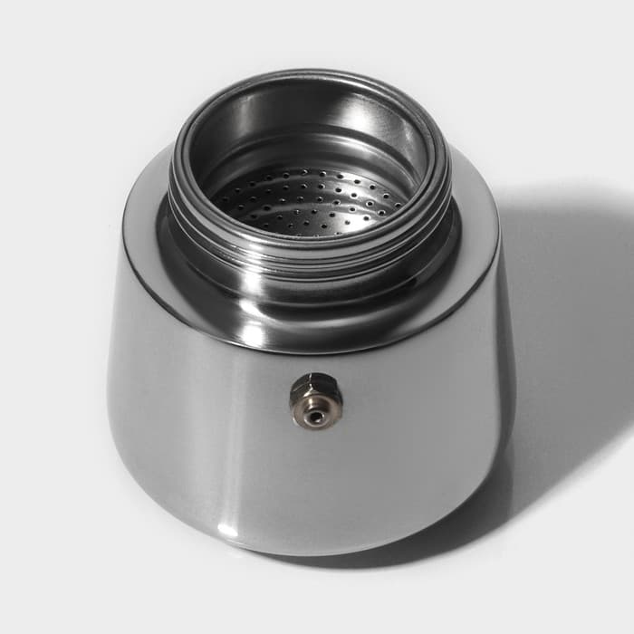 Кофеварка гейзерная Magistro Classic black, на 6 чашек, 300 мл, индукция, нержавеющая сталь, чёрная