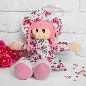 Мягкая игрушка «Кукла Эмма», платье в цветочек, 30 см, цвет МИКС