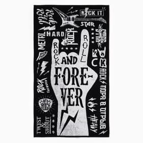 Полотенце махровое Этель Rock-n-Roll, 70×130 см, 100% хлопок, 420 г/м²