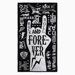 Полотенце махровое Этель Rock-n-Roll, 70×130 см, 100% хлопок, 420 г/м²