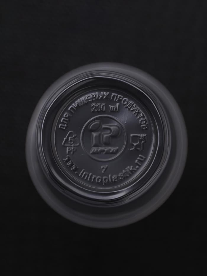 Стакан одноразовый «Евро», 200 мл, пластик, d=7 см, прозрачный