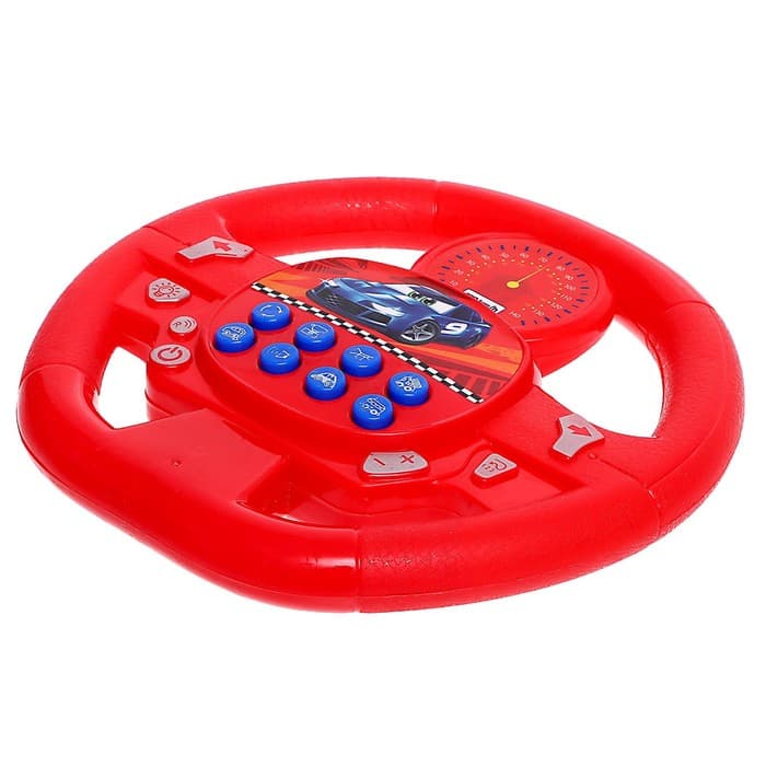 Музыкальный руль ZABIAKA «Весело рулим», работает от батареек, микс