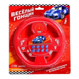 Музыкальный руль ZABIAKA «Весело рулим», работает от батареек, микс