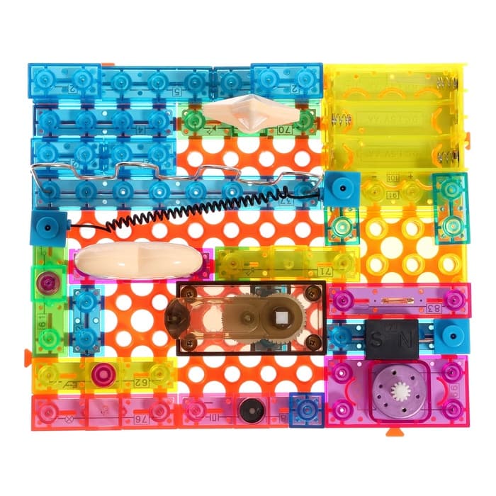 Конструктор блочный-электронный «Электронный лабиринт», 72 схемы, 34 детали