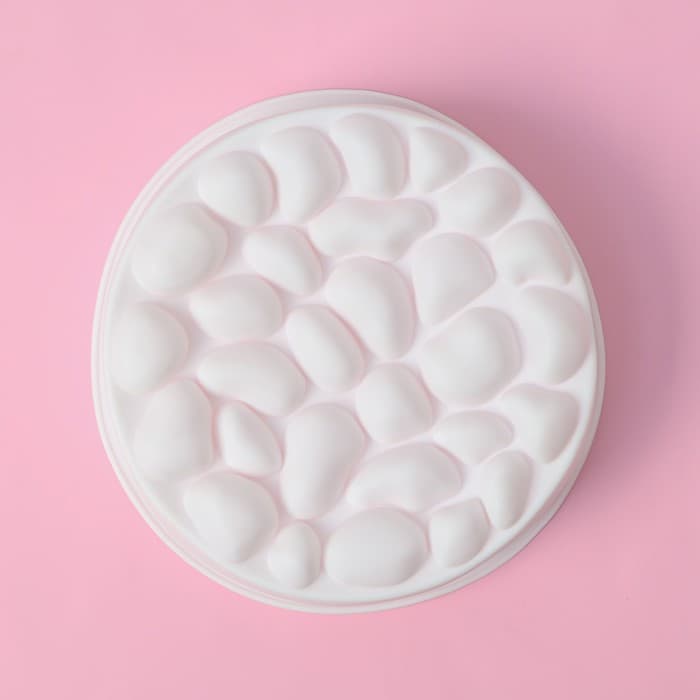 Форма для муссовых десертов и выпечки Доляна «Камешки», силикон, 19.5×5.5 см, белая