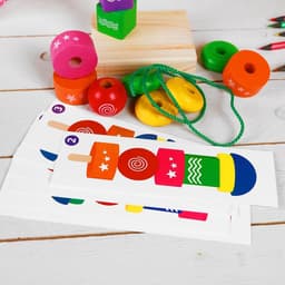 Пирамидка Краснокамская игрушка «Геометрическая фантазия», детали: 3×3 см