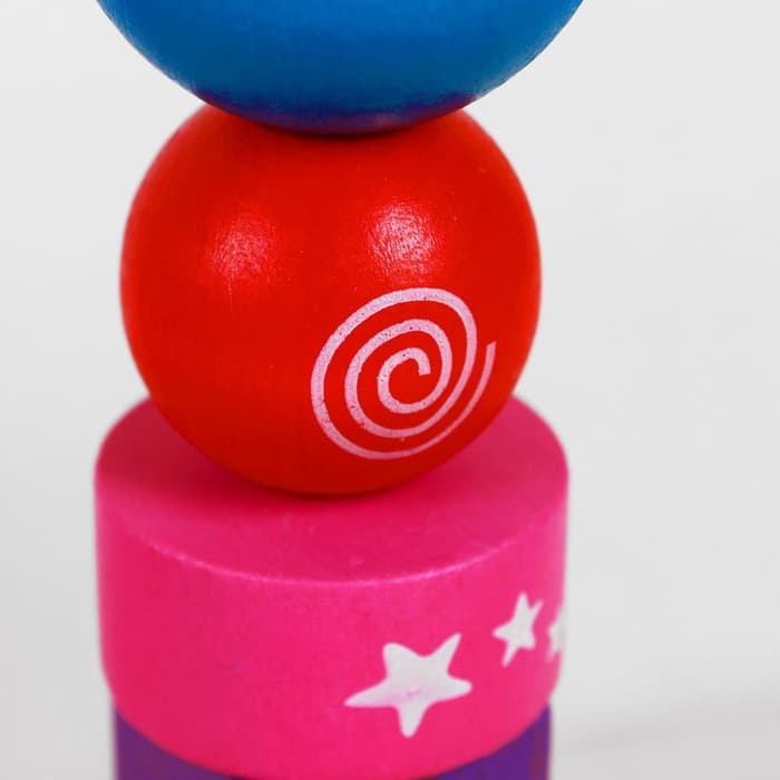 Пирамидка Краснокамская игрушка «Геометрическая фантазия», детали: 3×3 см