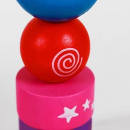 Пирамидка Краснокамская игрушка «Геометрическая фантазия», детали: 3×3 см