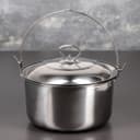 Котелок «Походный», 3 л, d=22 см, нержавеющая сталь