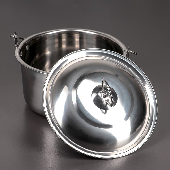 Котелок «Походный», 3 л, d=22 см, нержавеющая сталь