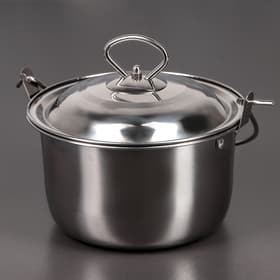 Котелок «Походный», 1.7 л, 18×10 см, нержавеющая сталь, серебристый