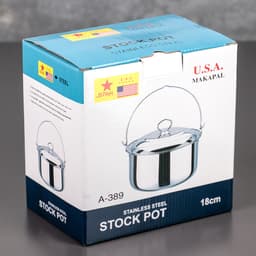 Котелок «Походный», 1.7 л, 18×10 см, нержавеющая сталь, серебристый