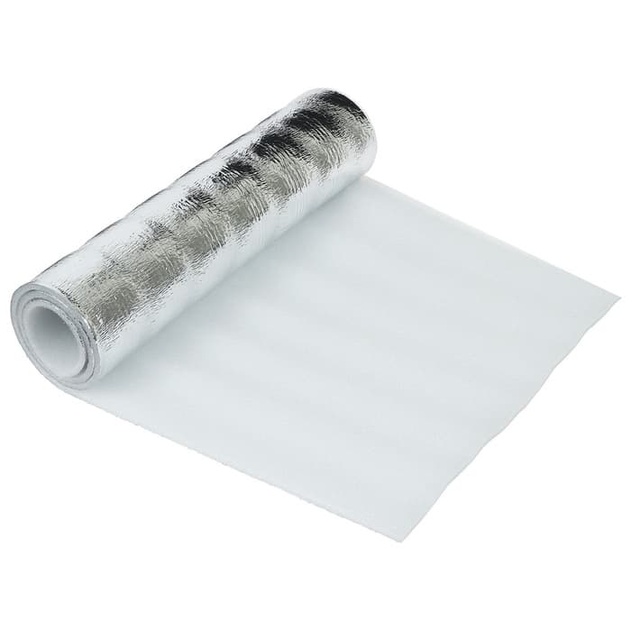 Коврик туристический maclay, с фольгой, 180×50×1 см, белый