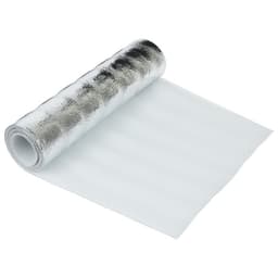 Коврик туристический maclay, с фольгой, 180×50×1 см, белый