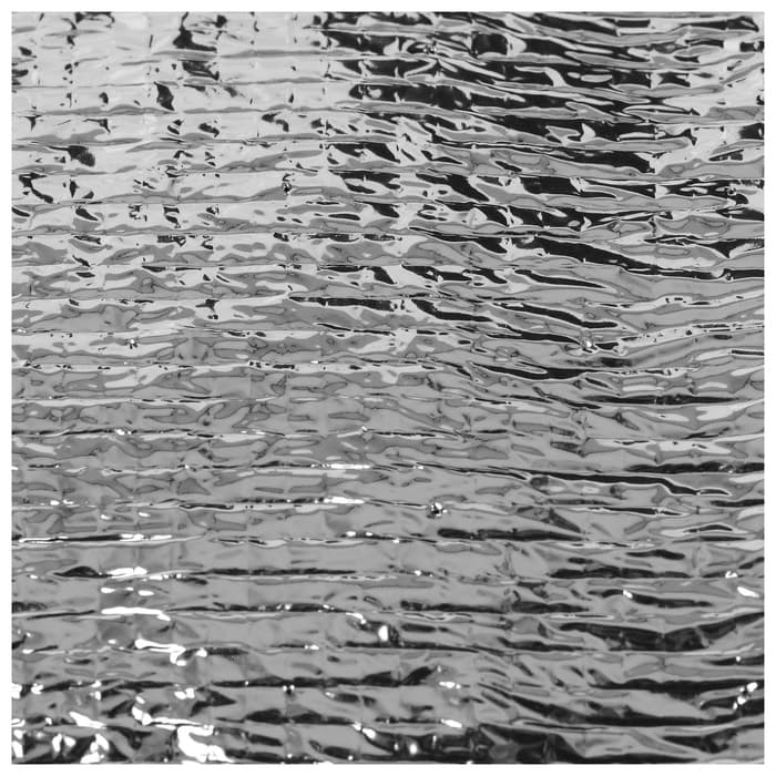 Коврик туристический maclay, с фольгой, 180×50×1 см, белый