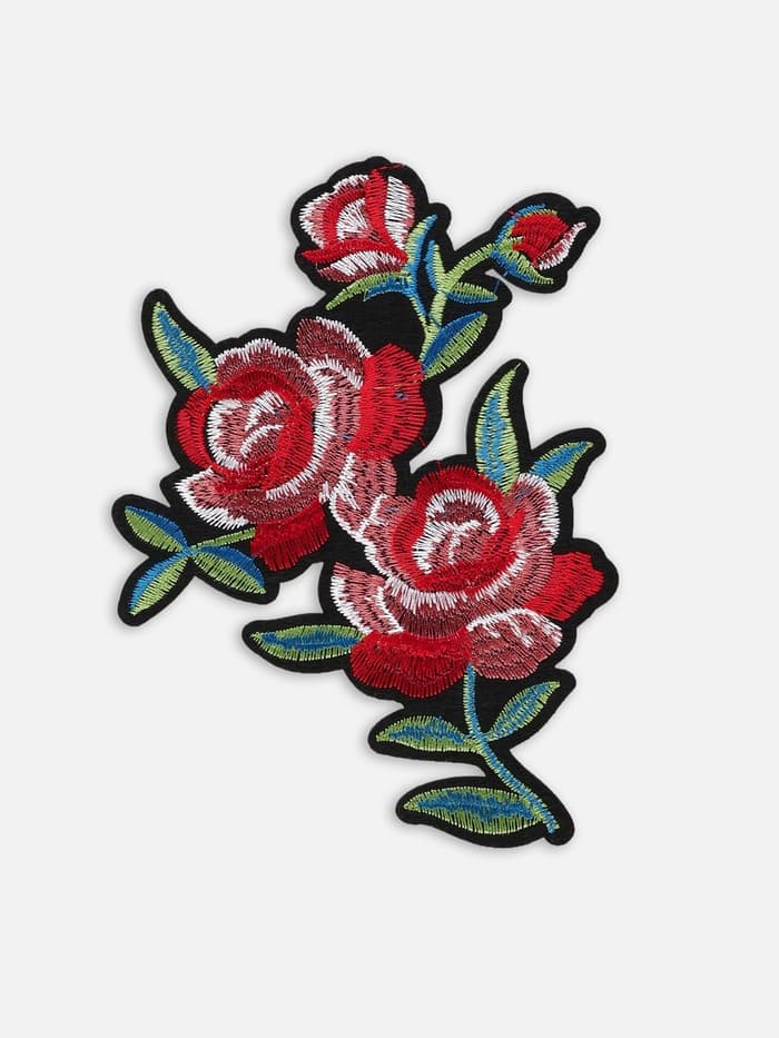 Термоаппликация «Розы», 16.5×12 см, разноцветная