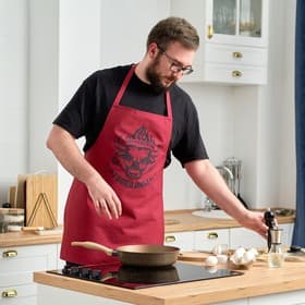 Фартук кухонный мужской «Этель. Укротитель говядины», 77×75 см, 100 % хлопок