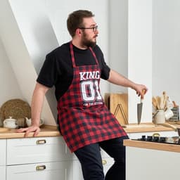 Фартук кухонный мужской «Этель. Король кухни» 77×75 см, 100% хлопок