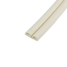 Уплотнитель резиновый ТУНДРА, профиль D, размер 9×8 мм, белый, в упаковке 10 м