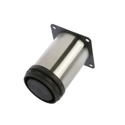 Опора мебельная, регулируемая, d=50 мм, h=80 мм, цвет сатиновый никель