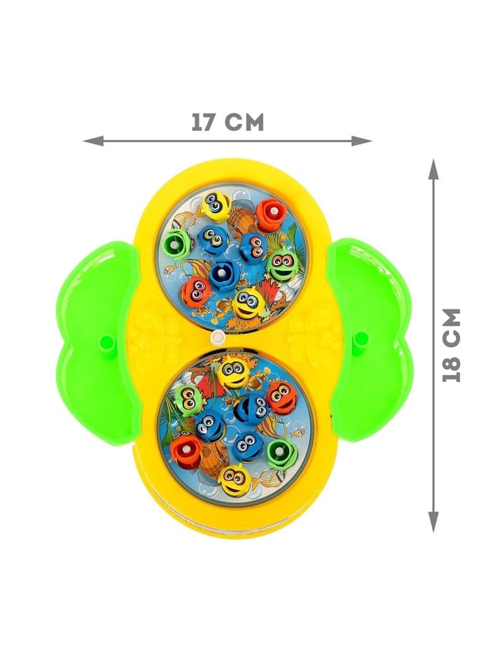 Рыбалка «Бабочка»: 18 рыбок, 2 удочки, заводная, МИКС
