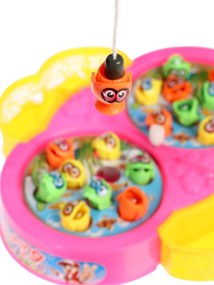 Рыбалка «Бабочка»: 18 рыбок, 2 удочки, заводная, МИКС