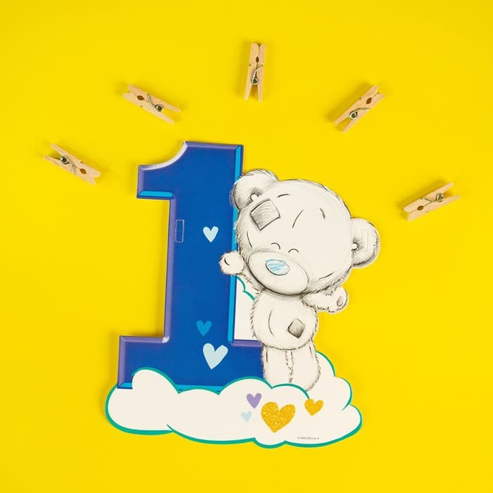 Гирлянда на ленте «Мне 1 год» с местом под фото, 15×16 см Me to You