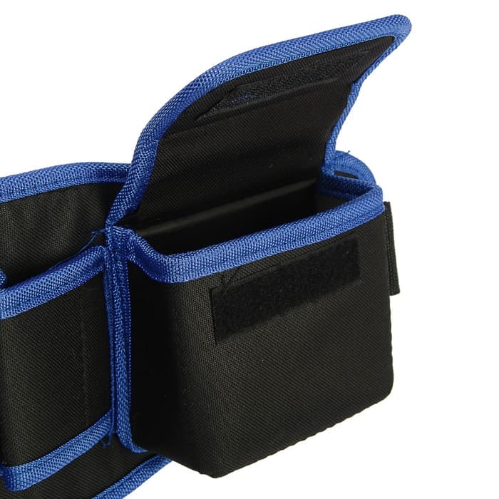 Сумка для инструментов ТУНДРА на пояс, 80 - 120 см, 9 петель, карман для оснастки