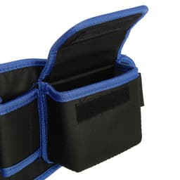 Сумка для инструментов ТУНДРА на пояс, 80 - 120 см, 9 петель, карман для оснастки