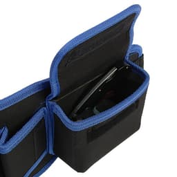 Сумка для инструментов ТУНДРА на пояс, 80 - 120 см, 9 петель, карман для оснастки