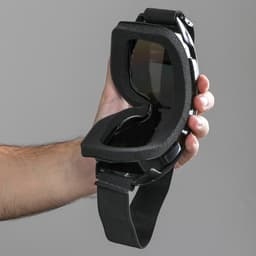 Очки-маска для езды на мототехнике, стекло хамелеон, чёрные