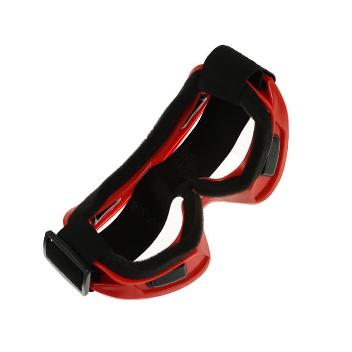 Очки-маска для езды на мототехнике, стекло прозрачное, жёлтые