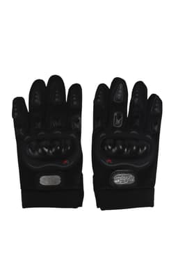 Перчатки мотоциклетные с защитными вставками, пара, размер M, черные