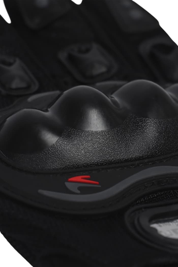 Перчатки мотоциклетные с защитными вставками, пара, размер M, черные