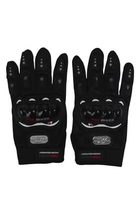 Перчатки мотоциклетные с защитными вставками, пара, размер XXL, черные